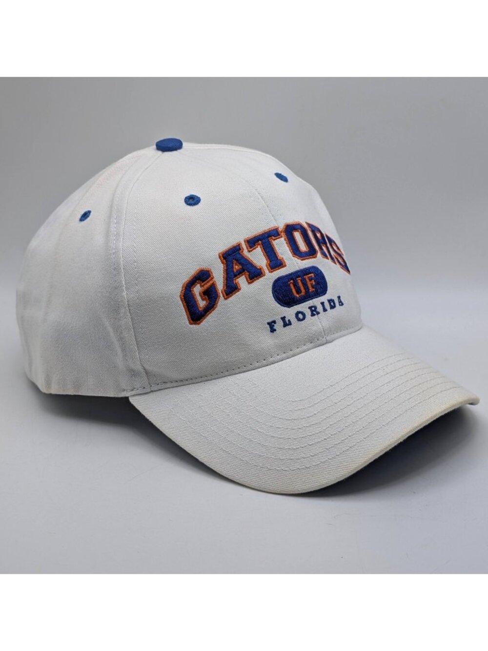 Retro Florida Gators UF Lids Hat Adult Snapback NCAA White University Basketball